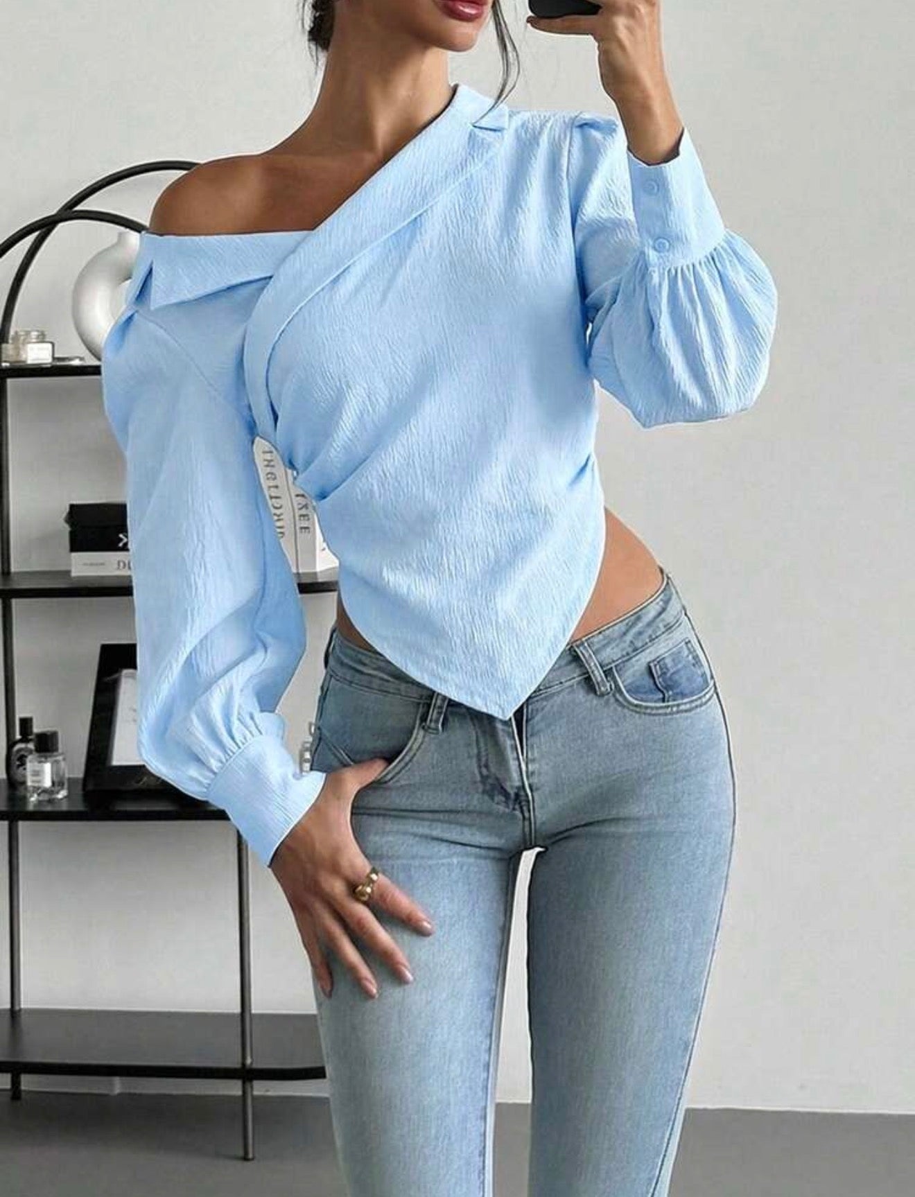 Blouse Aria – Blue