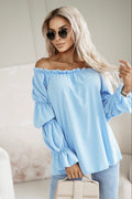 Calyra Blouse – Blue