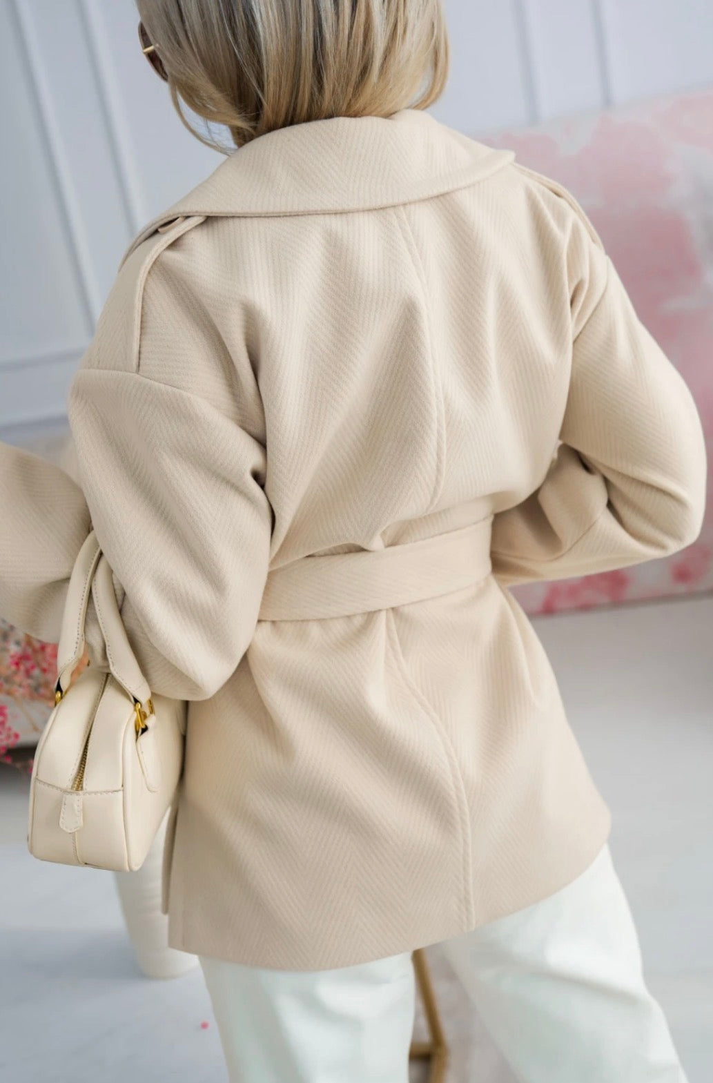 Płaszcz Chic Belt – Beżowy