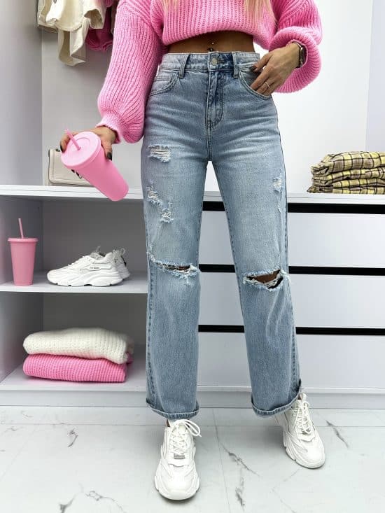 Mom Fit Jeans – Light Blue