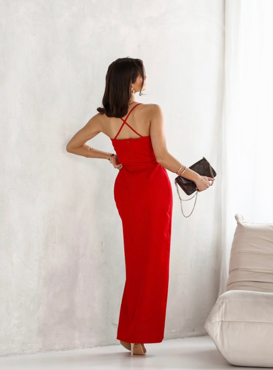 Celeste Dress - Red