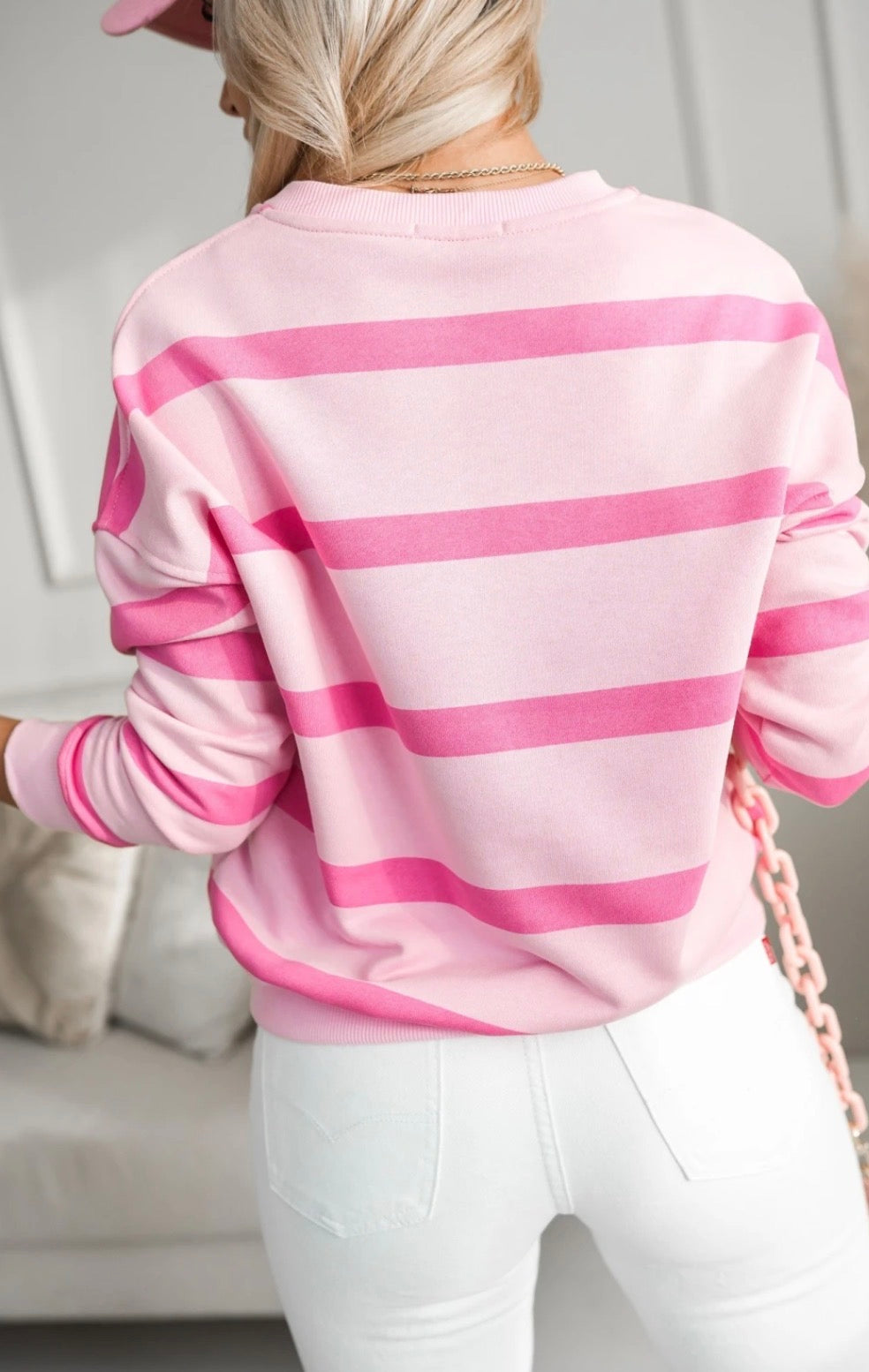 Milano Hoodie – Pink Stripes
