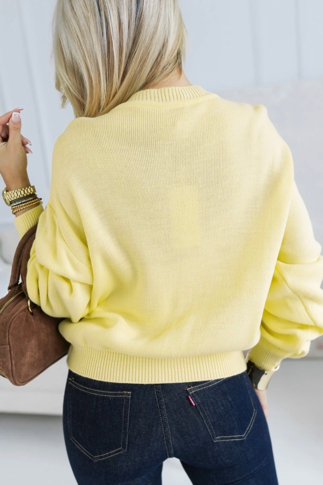 Cardigan Paris – Light Yellow