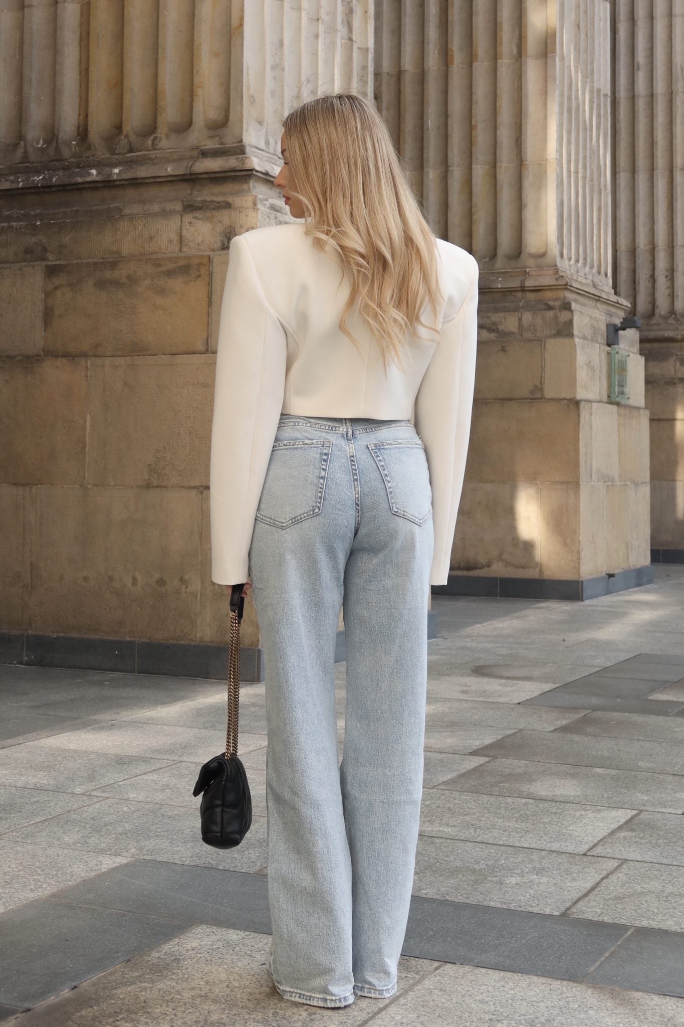 Jeansy Straight Leg – Jasny Denim