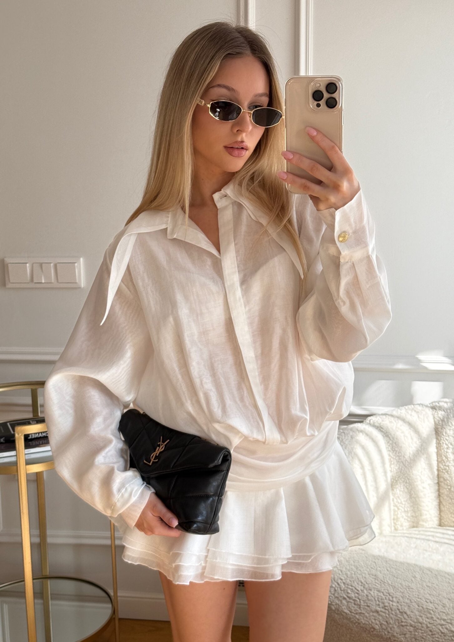 Sukienka Noelle – Kremowa