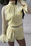 Alina Shorts – Light Yellow