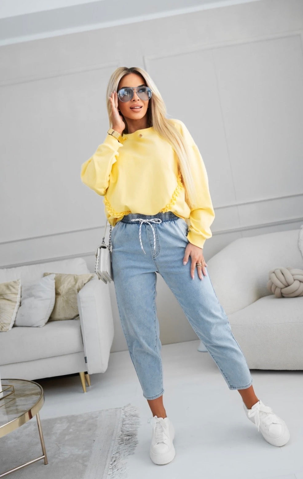 Blouse Sofia – Pastel Yellow