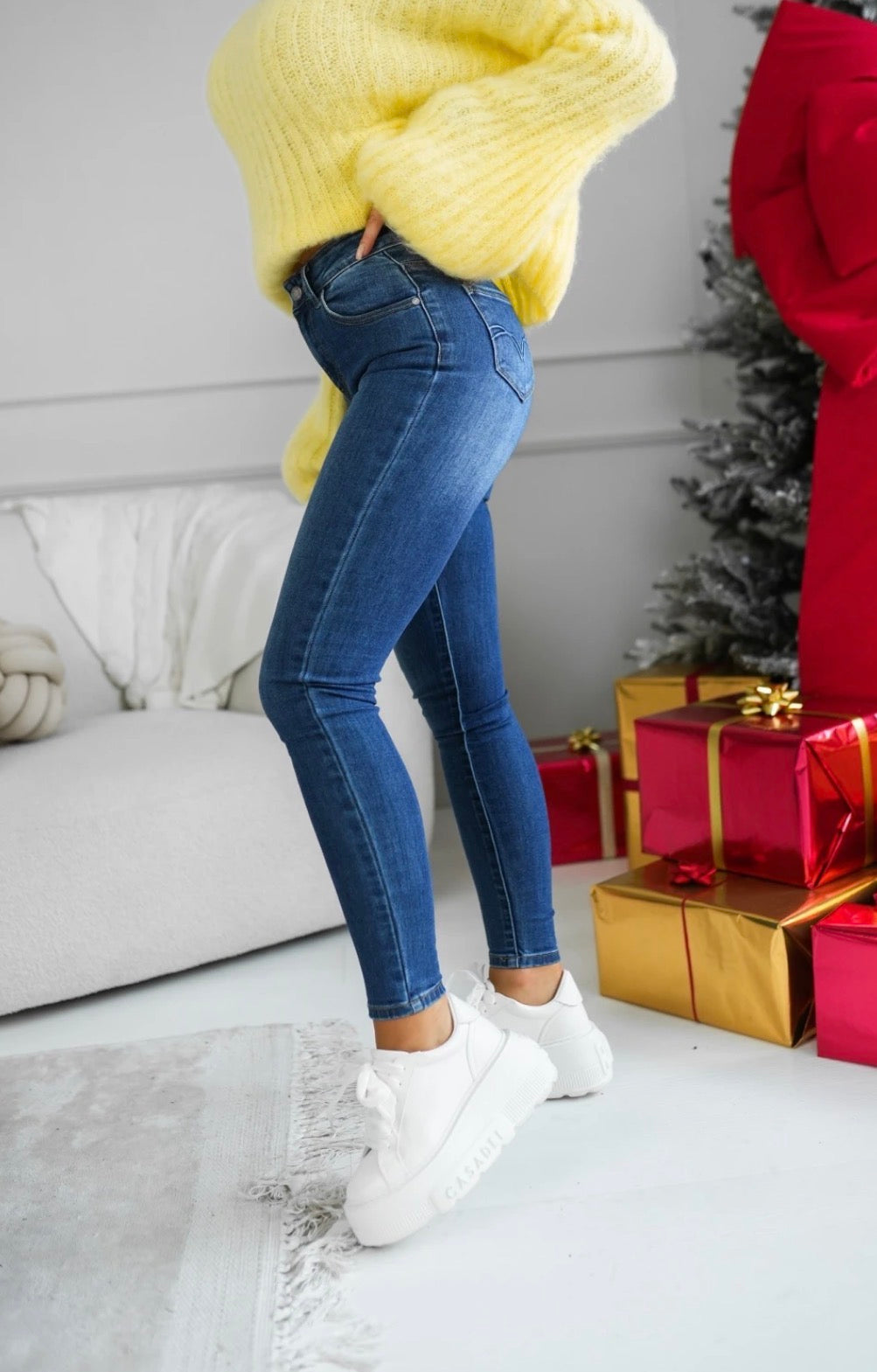 Dżinsy Selina – klasyczne dopasowane dżinsy (skinny)